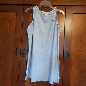 Liz Clairborne Blue & White Striped Nightgown L-XL